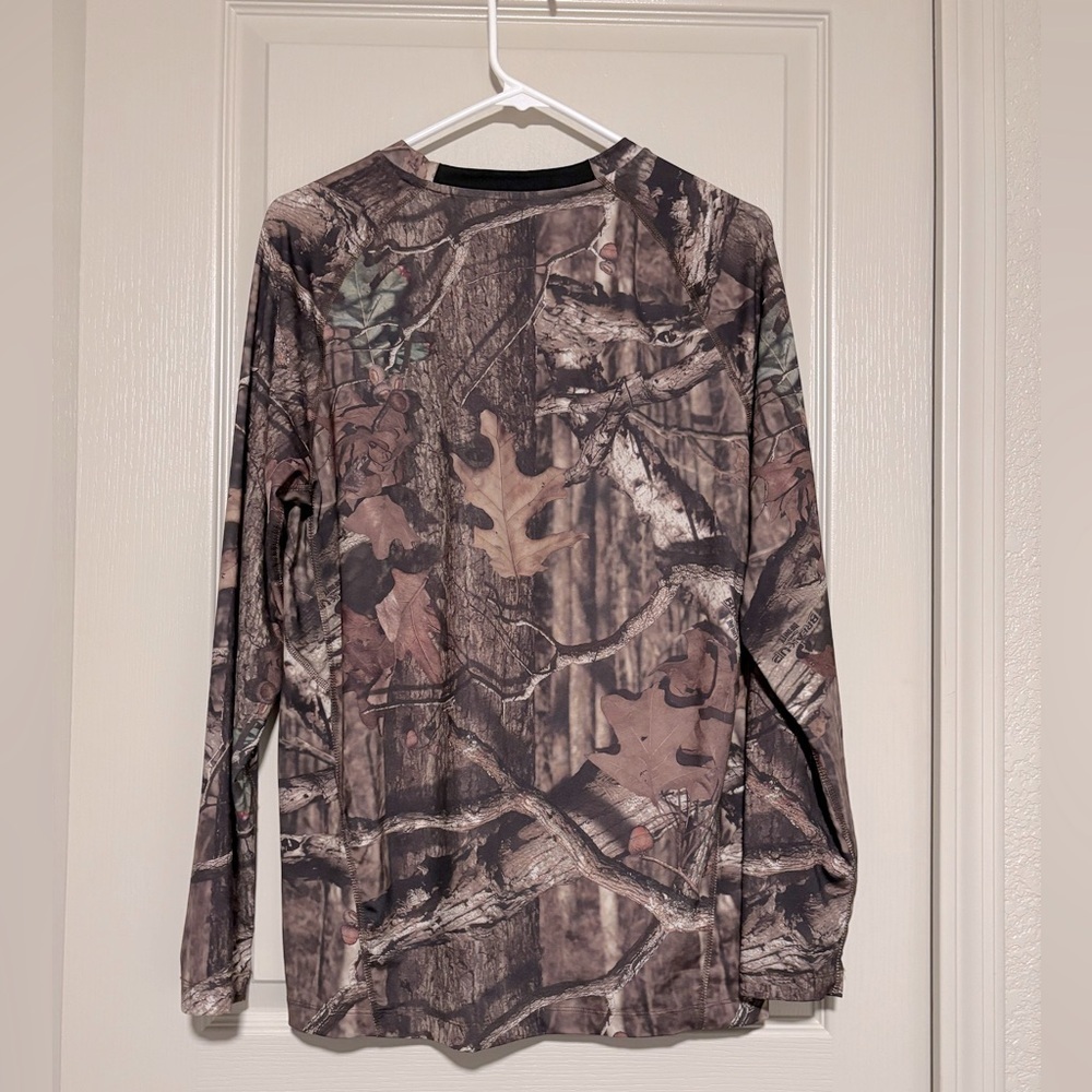 Mossy Oak Men's Camouflage Long Sleeve Shirt Size Large - Picture 2 of 4